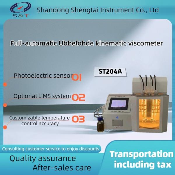 Quality ST204A Fully automatic Ubbelohde viscosity tester (relative method) audit tracking function Account Layering for sale