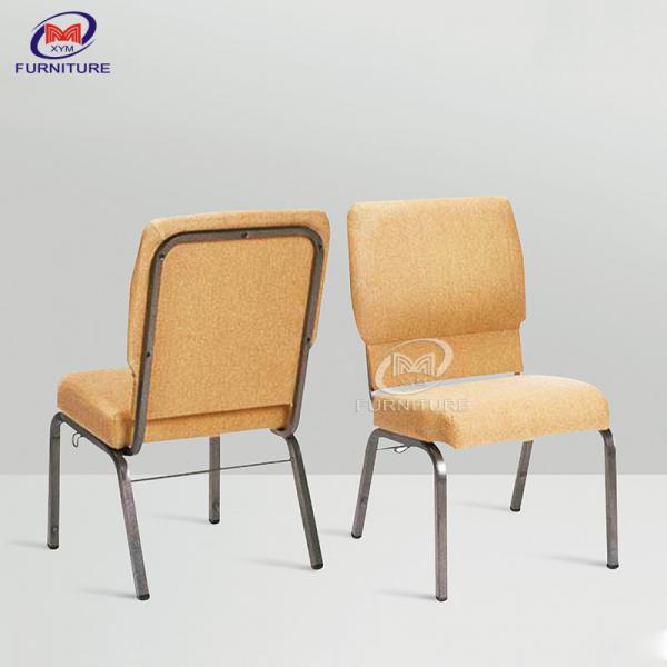 Quality Padded Church Stacking Chairs Seating Furniture For Theater for sale