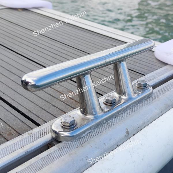 Quality Marine Hardware Steel Boat Mooring Dock Cleats Marine Bollard Cleats Stainless Steel Mooring Dock Cleat for sale