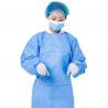 China SMS Non Woven Disposable Protective Gowns , Disposable Surgeon Gown Hospital factory