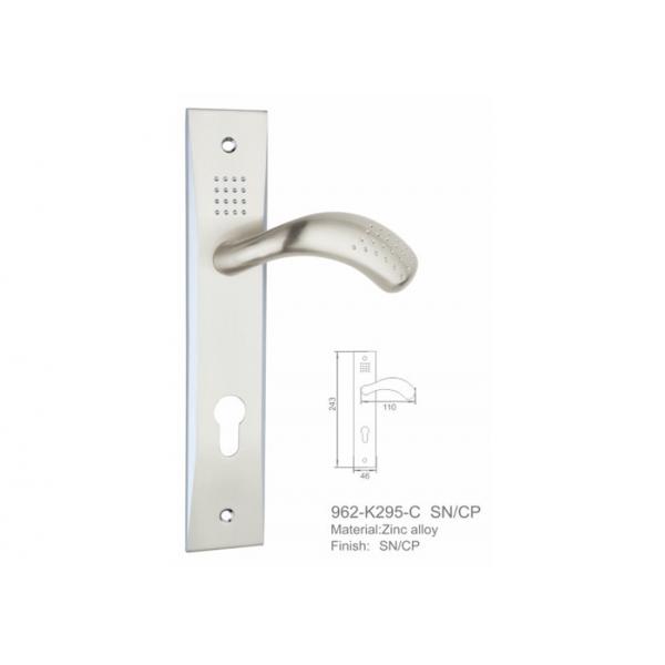Quality Entrance Interior Door Knob Sets 7 Layers Electroplating Customized Lever Length for sale