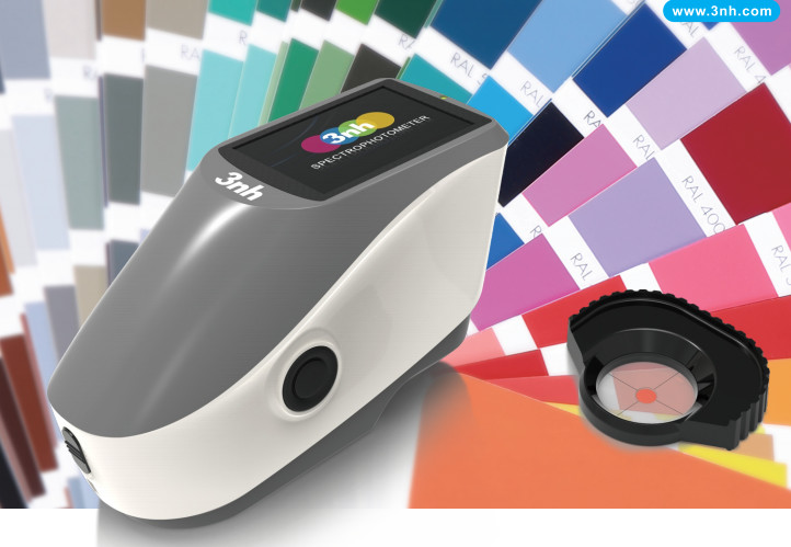 China CMYK LAB Color Measurement 3nh Spectrophotometer 45/0 3nh YD5050 Concave Grating factory