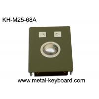 Quality Laser Pointing Industrial Panel Mount Trackball Mouse , IP65 Rate Rugged for sale