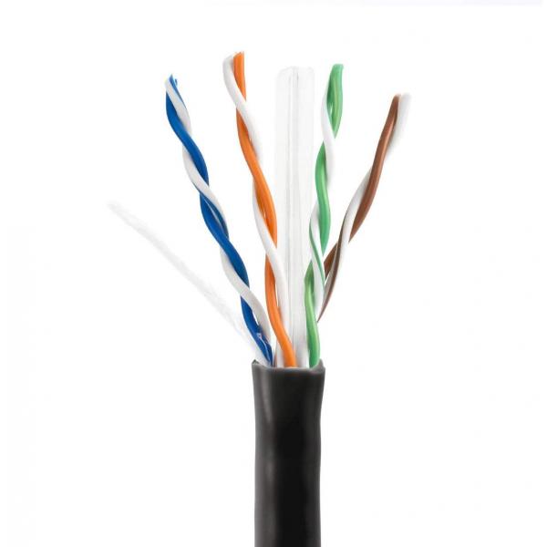 Quality 23AWG Practical Cat6 Lan Cable BC 0.57 UTP PVC Jacket 4 Pairs 305m for sale