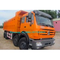 China Orange BEIBEN North Benz Dump Truck , 12 Wheeler 8x4 Tipper Truck NG80B factory