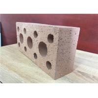 Quality Weather Resistant Hollow Clay Brick Veneer , Clay Hollow Blocks 35% Void Ratio for sale