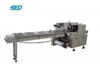 China SED-260ZB Weight 680kgs Pillow Type Auto Packaging Machine Painted Metal Made For Biscuit Bread Snack factory