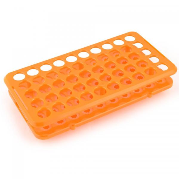 Quality 50 Well Plastic Multifunction Test Tube Holder Rack With Silicone for sale
