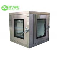 China Corner Door Cleanroom Pass Box Stainless Steel Electronic Interlocking ISO14644 factory