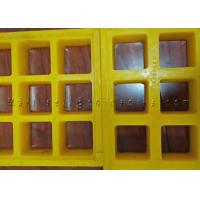 Quality Mining Dewatering 610mm*610mm Polyurethane Screen Panel for sale