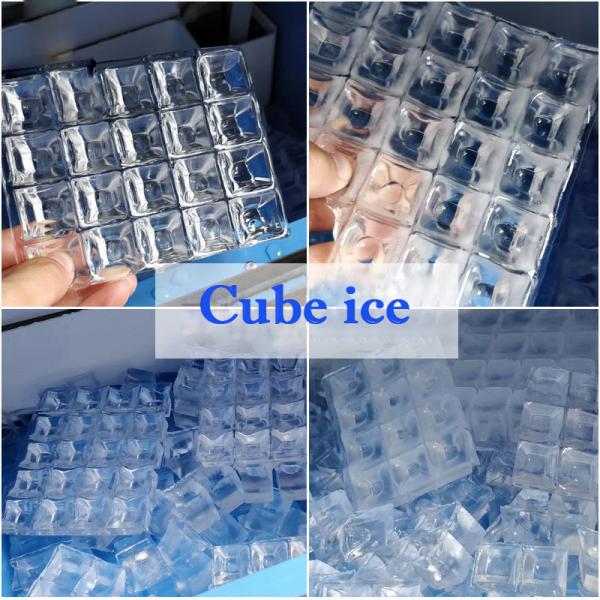Quality 2T/24H Ice Cube Industrial Machine Farms / Manufacturing Plant / Factory for sale