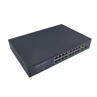 China Fanless Cooling 16 Ports Router 100M PoE Swtich 1.6Gbps Support IEEE802.3af / At factory