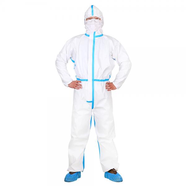 Quality CE Type 4 Disposable Coveralls Against Blood Body Liquid Disposable SF Coverall for sale