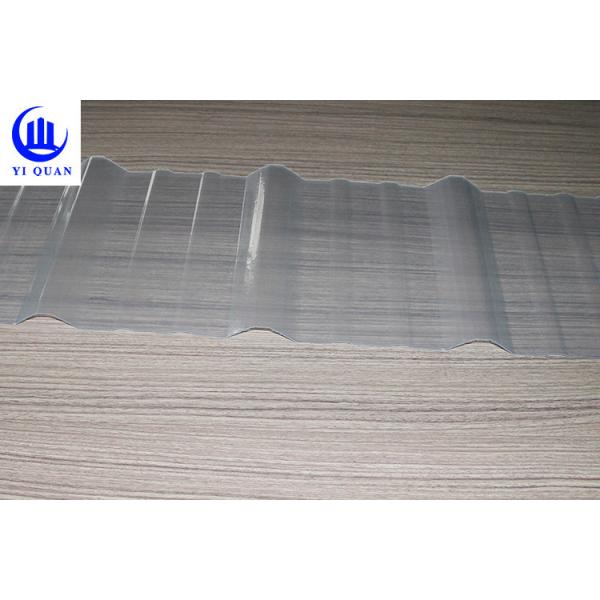 Quality Clear Color Transparent Corrugated Roofing Sheets  Fiberglass Material High Strength Sun Sheet for sale