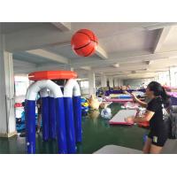 China Fun Inflatable Interactive Games Party Games For Adults 1.9m Height Giant Inflatable Basketball Hoop Set factory