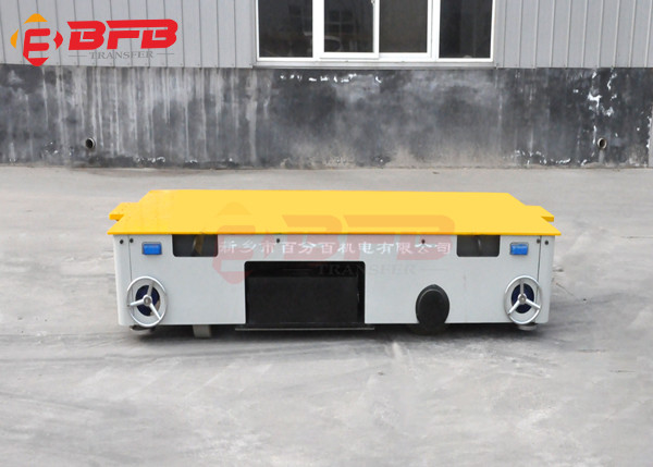 Quality Magnetic Navigation AGV Automatic Guided Vehicle Trackless Transfer Cart 10 Ton for sale