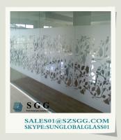 China frosted partition glass factory