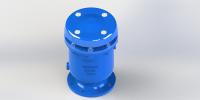 China Blue Ductile Iron Combination Air Release Valve Fire Fighting Air Relief Valve factory