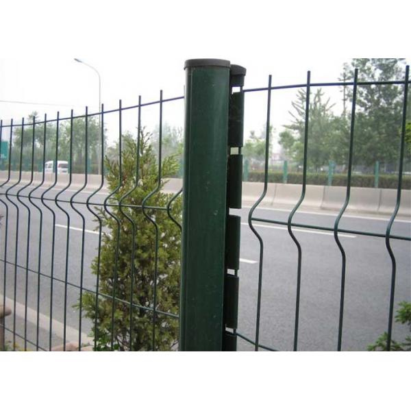 Quality Square Post Green V Mesh Fencing for sale
