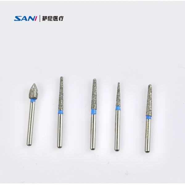 Quality Metal 10packs/Box Safe End Diamond Finishing Burs In Dentistry for sale