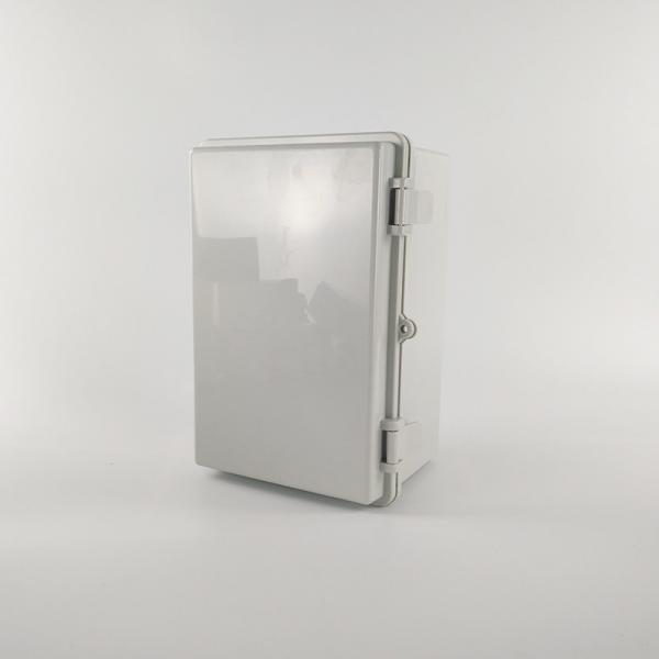 Quality Bottom Plate 29x19x14cm Hinged Lock Enclosures Polycase for sale