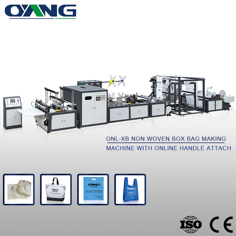 China Packing Kinds of Non Woven Fabric Shopping Bag Making Machine for making T-shirt Bag factory
