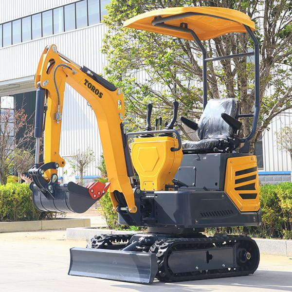Quality 1.2Ton Portable Mini Excavator Machine Multifunctional With Attachment for sale
