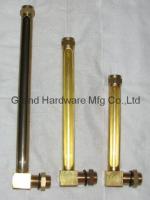 China brass oil level indicator with glass tube,brass tube level gauge,China factory