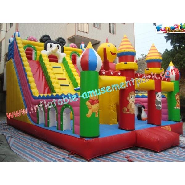 Quality Giant Octopus PVC Commercial Inflatable Slide Combo Games With Customised for sale