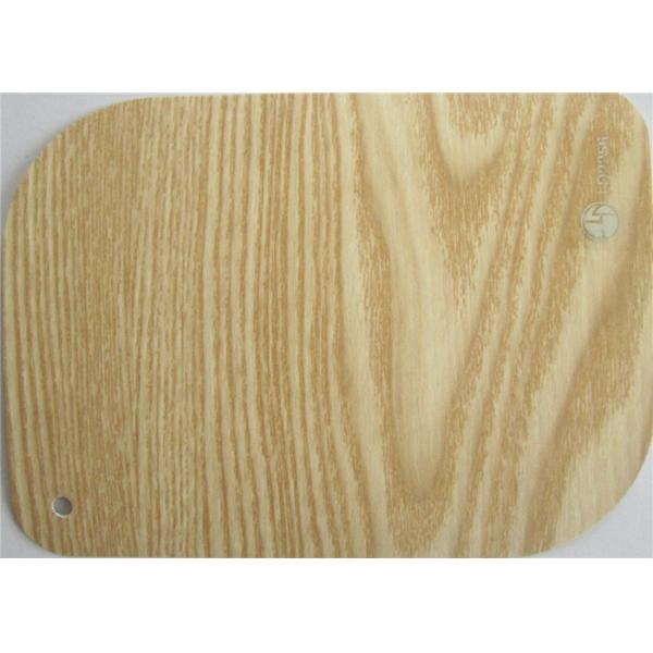 Quality Yellow Wooden Finish Pvc Vinyl For Wall Waterproofing WPC Panel for sale