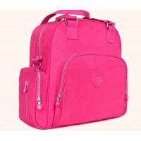 China Polyester Cute Baby Diaper Backpack  Rose Color Eco Friendly Advantage factory