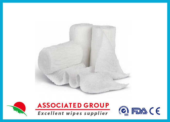 China Stretch Cotton Gauze Bandage Rolls , X Ray Detectable Bandages factory