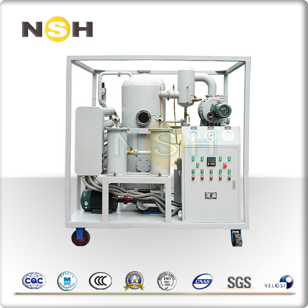 Quality Dielectric Strength Improve Mobile Oil Purifier , Small Size Oil Purification Systems for sale