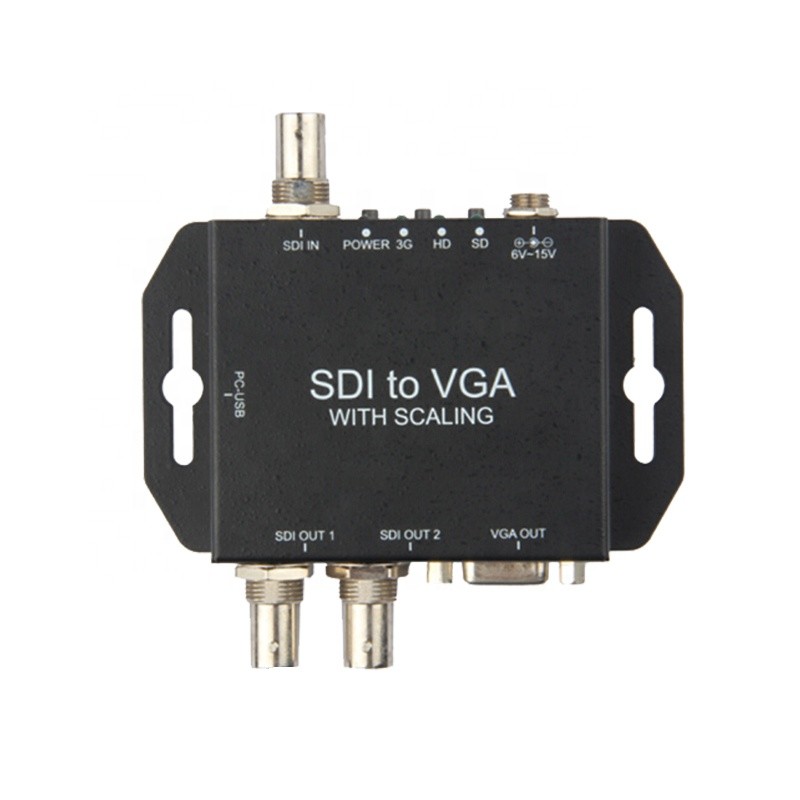 China 3G-SDI To VGA Converter Video To IP Converter With Splitter 7.5V-15V factory