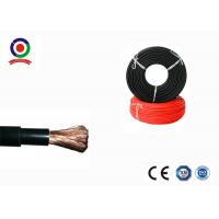 Quality Ultraviolet Resistant Solar PV Cable 4mm2 XLPE Double Insulation Black / Red for sale