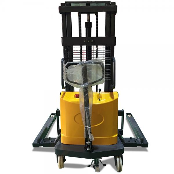 Quality 1000KG Manual Motorized Semi Electric Pallet Stacker for sale