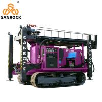 China Water Well Drilling Rig Machine 400m Depth Crawler Hydraulic Water Drilling Rigs For Sale factory