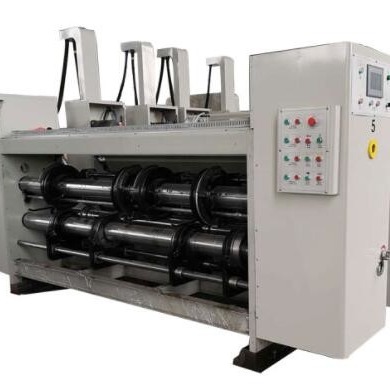 Quality 5 Ply 18kw Rotary Die Cutting Machine For Corrugated Box Printing Machine 14T for sale