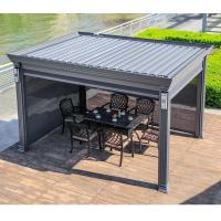 Quality Aluminum Louvered Pergola Leisure Sun Protection Pergola For Outdoor Courtyard for sale