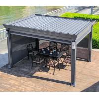 Quality Outdoor Aluminum Retractable Pergola Louvered Hardtop Pergola for sale