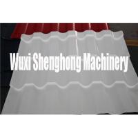 China Stand Seam White Glazed Roof  Roll Forming Machine / Fancy Encaustic Tile Forming Mill for sale