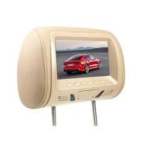 Quality 7" Universal Headrest LCD Screen TFT Monitor For Taxi Car Rear Seat for sale