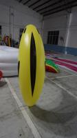 China 1.2m long Fruit Shaped Balloons , Digital Printing Inflatable Banana factory