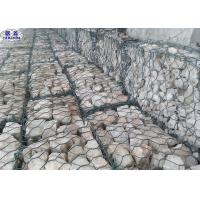China Acid Resisting Galvanized Gabion Baskets For Water Soil Protection factory
