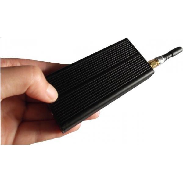 Quality Black GPS 30dBm Portable Cell Phone Signal Jammer 808KB With 10m Range for sale
