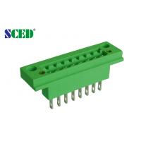 Quality Through Panel 18A 300V Plug In Terminal Block 5.08mm Pitch , Male Sockets for sale