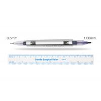 China Surgical Skin Marker Pen / 1.0mm Fiber Nib Skin Marker Pen For Permanent Makeup Eyebrow factory