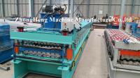 China 5.5kw Motor Roofing Sheet Roll Forming Machine , double deck roll forming machine for coils factory