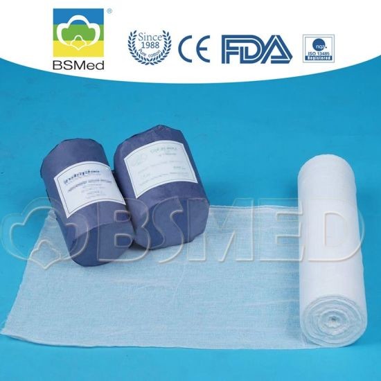 Quality Pure White Cotton Gauze Roll , Gauze Bandage Roll For Personal Care for sale