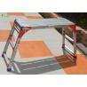 China High Fishing Stool Folding Telescopic Ladder Portable Metal Step Work Platform factory